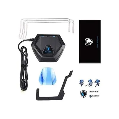 Sades Anubis Staff Headset Stand - Black